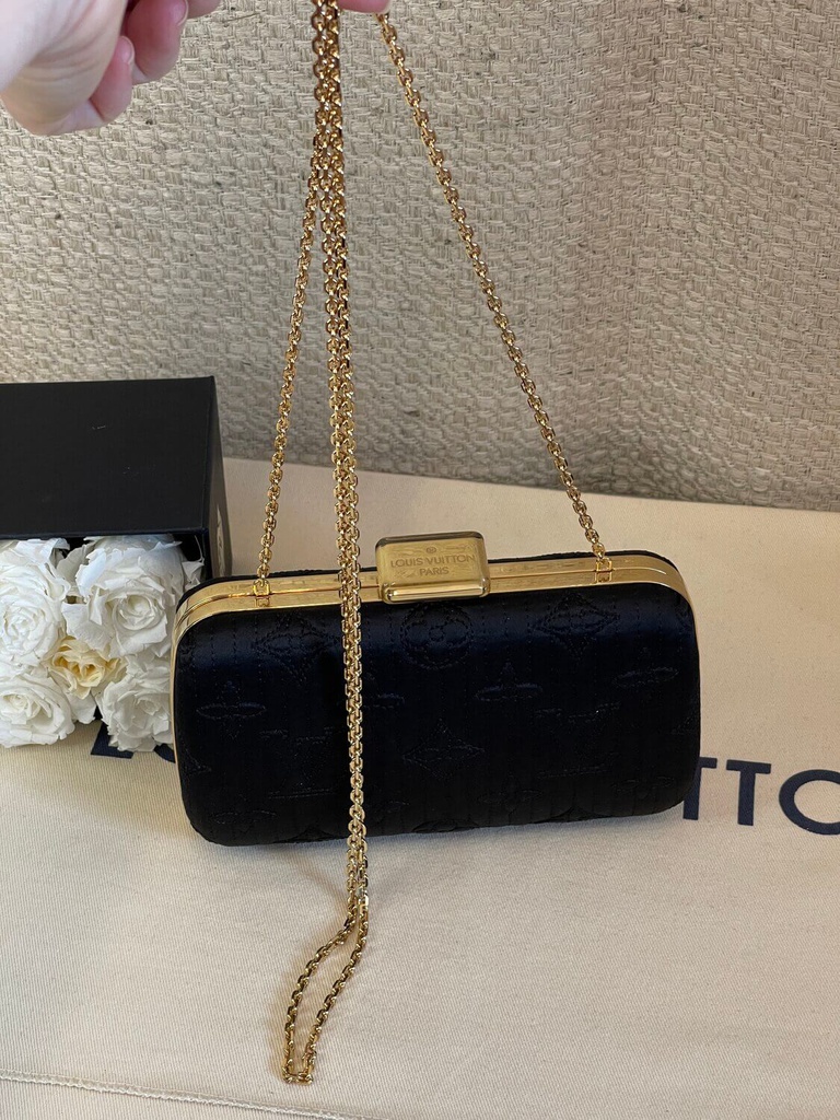 100 Original Louis Vuitton Minaudiere Motard clutch Preloved
